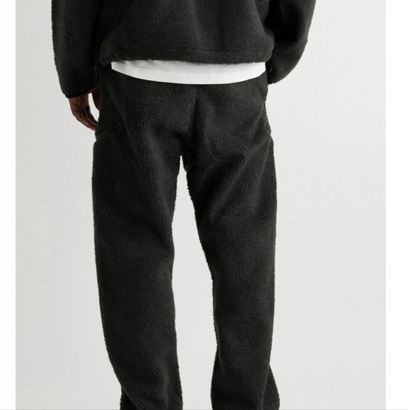 Fear Of God Essentials slim fit logo appliqued fleece sweatpants Gray Medium - Picture 2 of 14